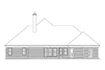 Craftsman House Plan Rear Elevation - Freemont Southern Home 023D-0012 - Search House Plans and More
