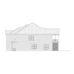 Ranch House Plan Right Elevation - Georgian Duplex Home 023D-0014 - Search House Plans and More