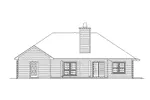 Traditional House Plan Rear Elevation - Belford Traditional Ranch Home 023D-0015 - Search House Plans and More