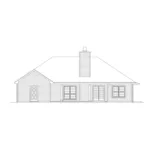 Ranch House Plan Rear Elevation - Belford Traditional Ranch Home 023D-0015 - Search House Plans and More