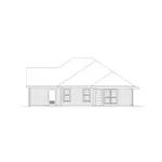 Ranch House Plan Rear Elevation - Belcourt Ranch Home 023D-0017 - Search House Plans and More