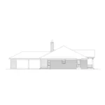 Country House Plan Left Elevation - Easely Greek Revival Ranch Home 023D-0018 - Search House Plans and More