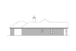 Sunbelt House Plan Left Elevation - Wilson Stucco Sunbelt Home 023D-0019 - Shop House Plans and More