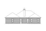 Traditional House Plan Rear Elevation - Wilson Stucco Sunbelt Home 023D-0019 - Shop House Plans and More