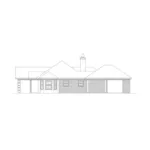 Sunbelt House Plan Right Elevation - Wilson Stucco Sunbelt Home 023D-0019 - Shop House Plans and More