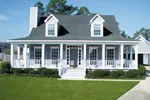 Double Dormers Add Curb Appeal To The Front Of This Home