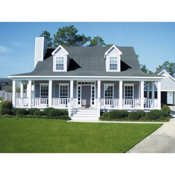 Double Dormers Add Curb Appeal To The Front Of This Home