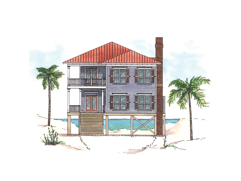Southern Beachfront Style Home