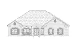 Ranch House Plan Front Elevation - Fort Lawn Traditional Home 024D-0046 - Search House Plans and More