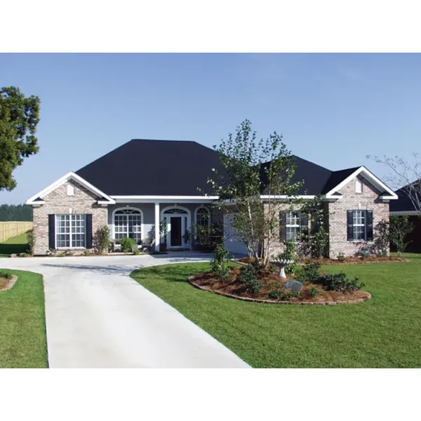 Gorgeous Home With Partial Stone Front And Elegant Surround