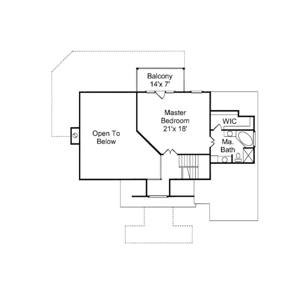 Lowcountry House Plan Second Floor - Pleasant Breeze Coastal Home 024D-0047 - Shop House Plans and More