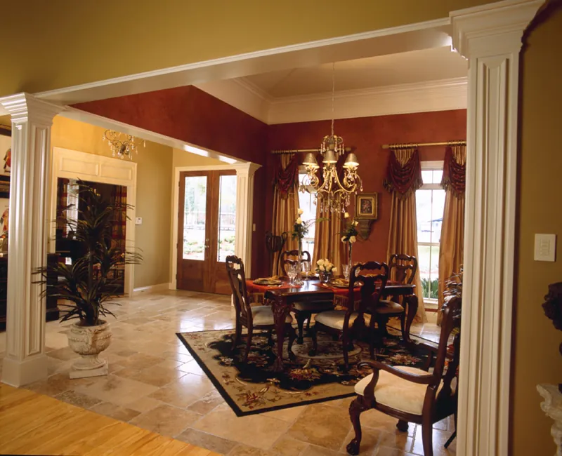 Traditional House Plan Dining Room Photo 02 - Cedar Vista Craftsman Home 024D-0055 - Search House Plans and More