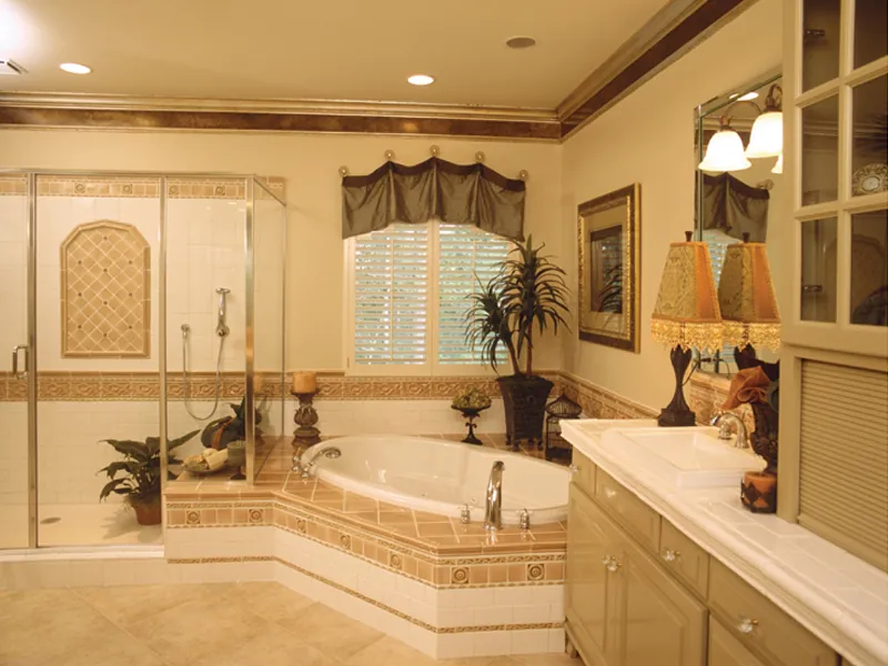 Traditional House Plan Master Bathroom Photo 02 - Cedar Vista Craftsman Home 024D-0055 - Search House Plans and More