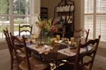 Colonial House Plan Dining Room Photo 01 - Whitemire Luxury Colonial Home 024D-0058 - Shop House Plans and More