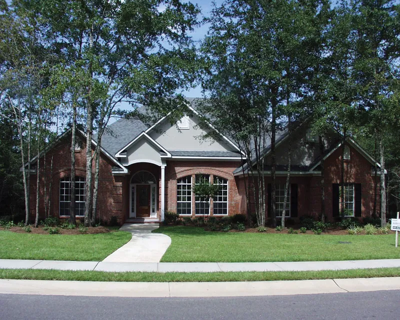 European House Plan Front Photo 01 - Chapin Ranch Home 024D-0064 - Search House Plans and More