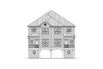 Front of Home - Grove Beach Coastal Home 024D-0073 - Search House Plans and More