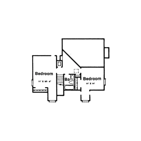 Country House Plan Second Floor - Tarboro Arcadian Style Home 024D-0147 - Shop House Plans and More