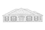 Traditional House Plan Front of Home - Saluda Traditional Home 024D-0208 - Shop House Plans and More