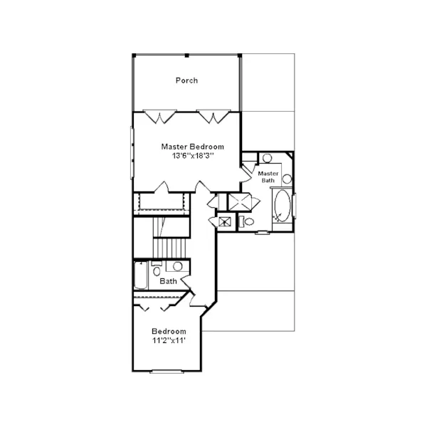 Waterfront House Plan Second Floor - Oglethorpe Raised Beach Home 024D-0242 - Shop House Plans and More