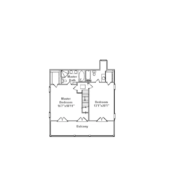 Lake House Plan Second Floor - Cumberland Island Coastal Home 024D-0258 - Search House Plans and More