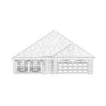 House Plan Front of Home 024D-0299