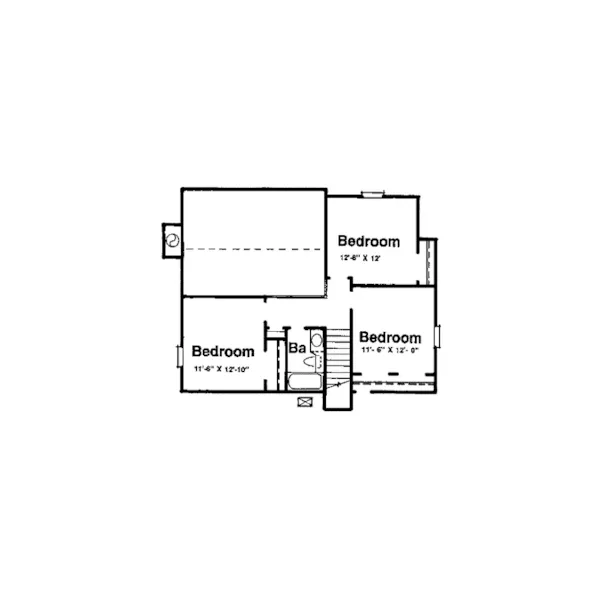 Southern House Plan Second Floor - Indian Spring Country Home 024D-0369 - Search House Plans and More