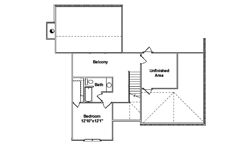 Greek Revival House Plan Second Floor - Landerbilt Traditional Home 024D-0471 - Shop House Plans and More