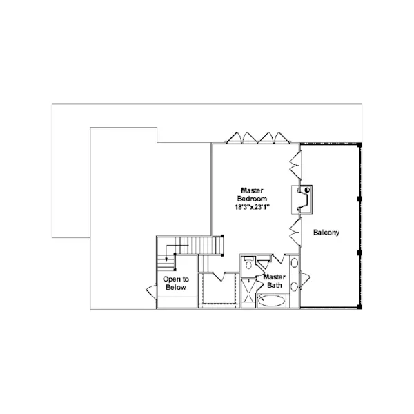 Plantation House Plan Second Floor - McCallie Country Farmhouse 024D-0479 - Shop House Plans and More