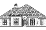 European Style Stucco Home With Unique Roof Line