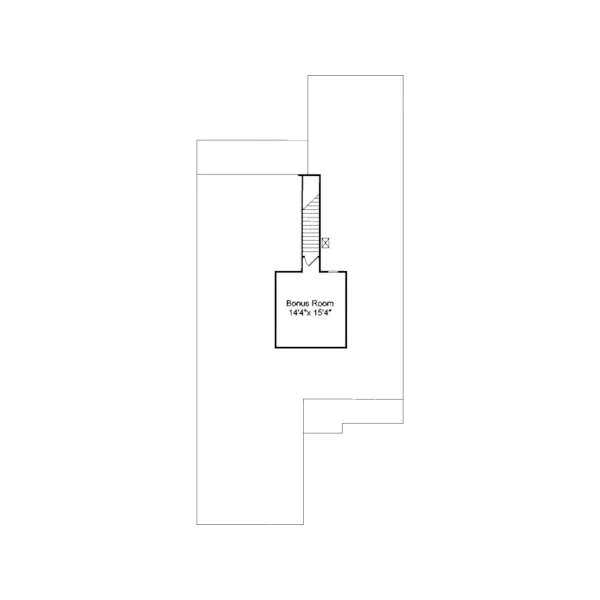 Ranch House Plan Bonus Room - Ridgeley Narrow Lot Home 024D-0523 - Shop House Plans and More