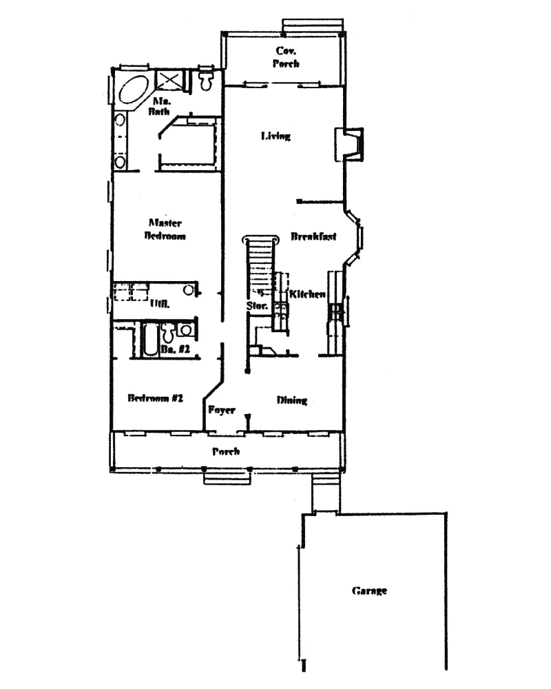 Country House Plan First Floor - Middlegrove Southern Home 024D-0534 - Shop House Plans and More