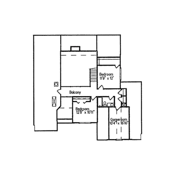 Traditional House Plan Second Floor - Evans Landing Traditional Home 024D-0546 - Search House Plans and More