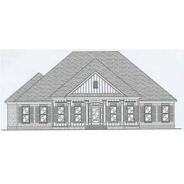 Front of Home - Jacinta Traditional Home 024D-0587 - Search House Plans and More