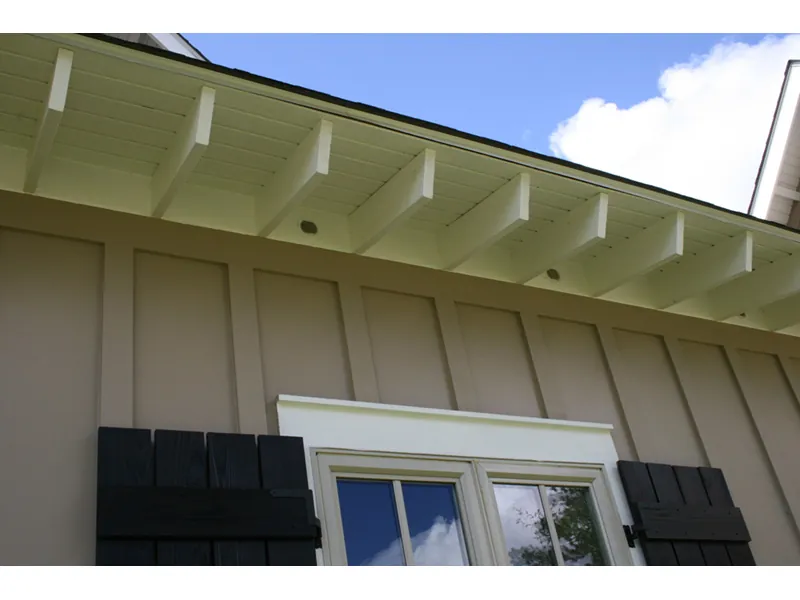 Sunbelt House Plan Roof Detail  - Thomas Elegant Ranch Home 024D-0591 - Shop House Plans and More