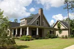 Sunbelt House Plan Side View Photo 01 - Thomas Elegant Ranch Home 024D-0591 - Shop House Plans and More