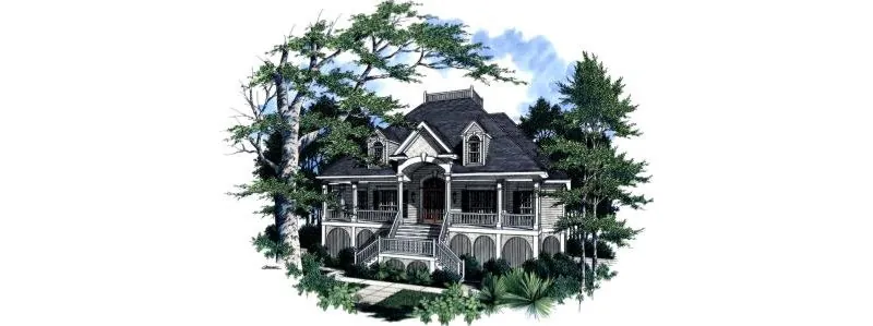 Front of Home - 024D-0619 - Shop House Plans and More