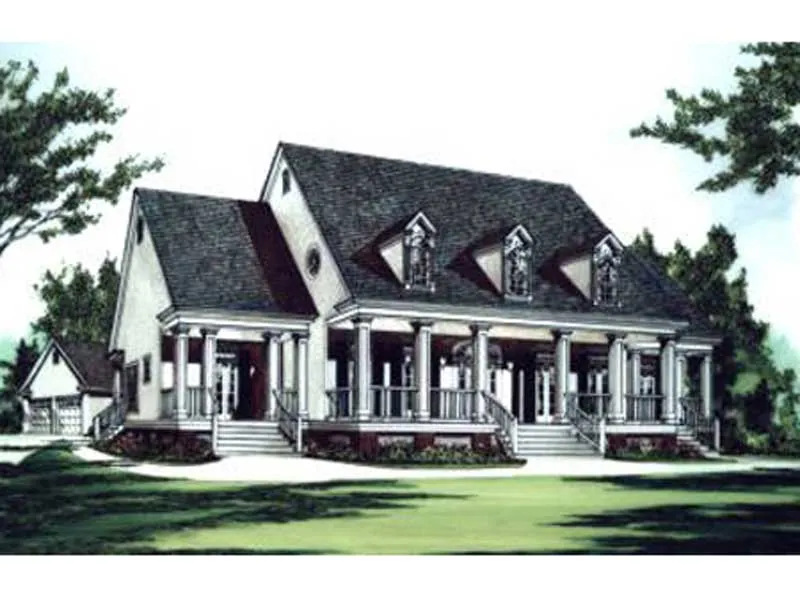 Colonial Style Incorporates Well With Southern Plantation Design