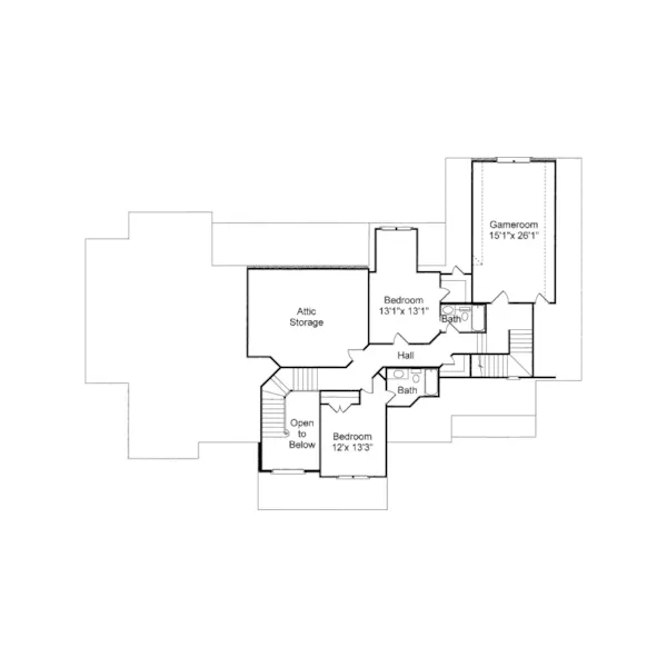 Luxury House Plan Second Floor - Douglas Park Craftsman Home 024D-0644 - Search House Plans and More