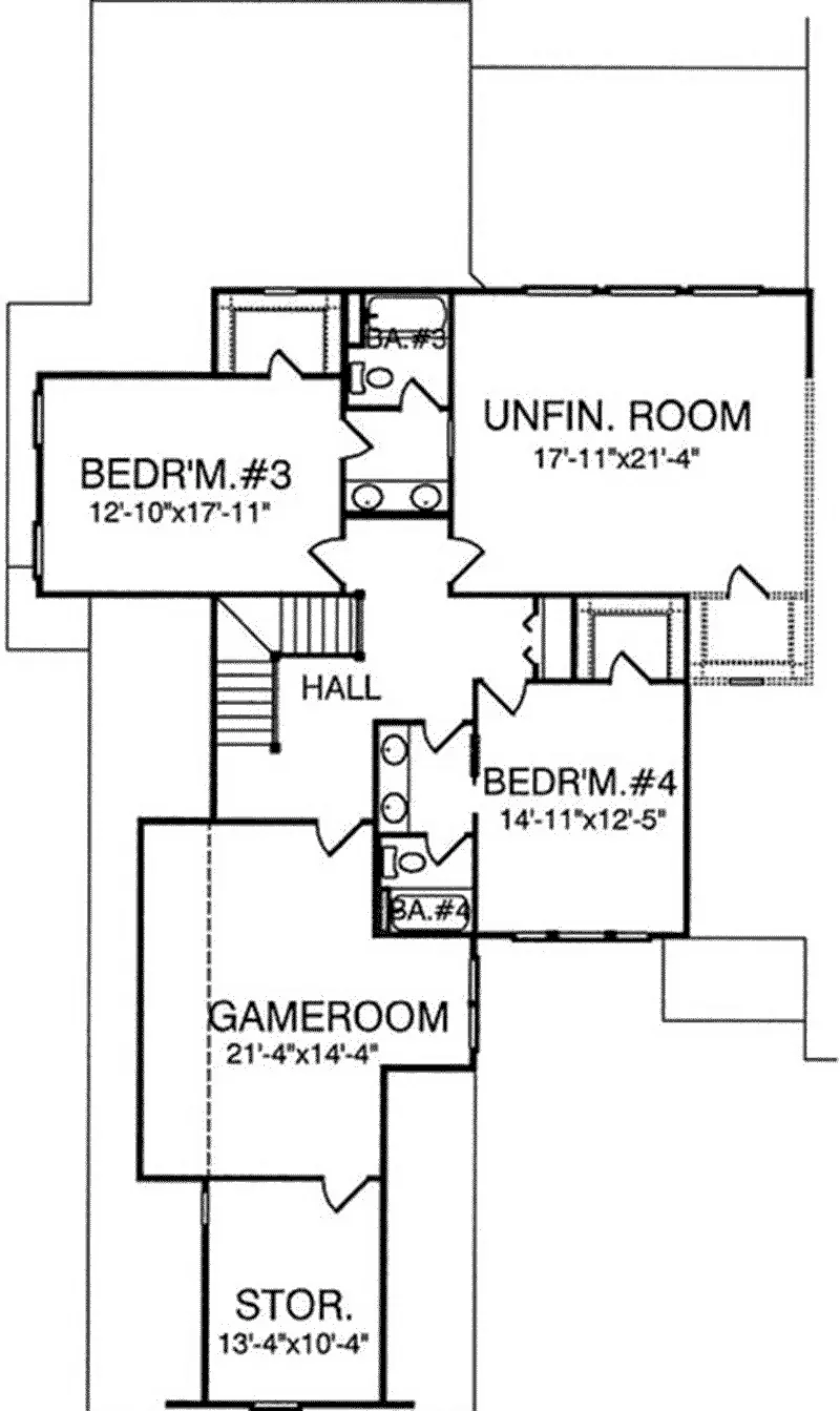 Second Floor - 024D-0652 - Shop House Plans and More