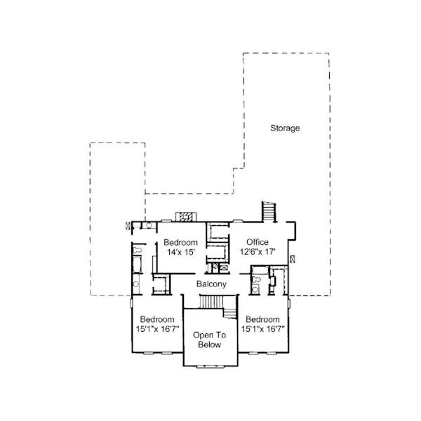 Luxury House Plan Second Floor - Garrell Georgian Luxury Home 024D-0668 - Search House Plans and More