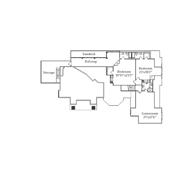 Luxury House Plan Second Floor - Porter Luxury Traditional Home 024D-0681 - Shop House Plans and More