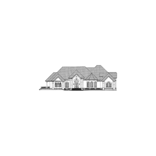 Luxury House Plan Front of Home - Porter Luxury Traditional Home 024D-0681 - Shop House Plans and More