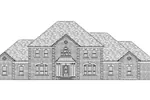 Luxury House Plan Front of Home - Linden Lane Luxury Home 024D-0683 - Shop House Plans and More