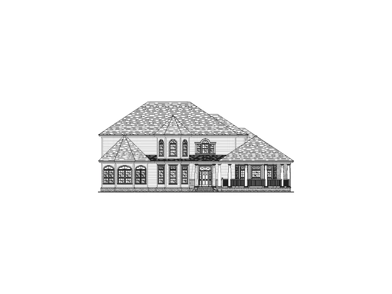 Luxury House Plan Front of Home - Elora Luxury Victorian Home 024D-0684 - Search House Plans and More