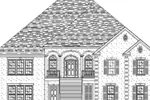 Luxury House Plan Front of Home - Elysian Luxury Southern Home 024D-0685 - Search House Plans and More