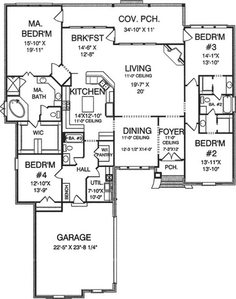 First Floor - 024D-0811 - Shop House Plans and More
