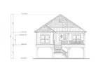 Sunbelt House Plan Front Elevation - Clements Cove Lowcountry Home 024D-0813 - Search House Plans and More