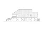 Sunbelt House Plan Left Elevation - Clements Cove Lowcountry Home 024D-0813 - Search House Plans and More
