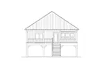 Lake House Plan Rear Elevation - Clements Cove Lowcountry Home 024D-0813 - Search House Plans and More