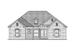 Ranch House Plan Front Elevation - 024D-0817 - Shop House Plans and More